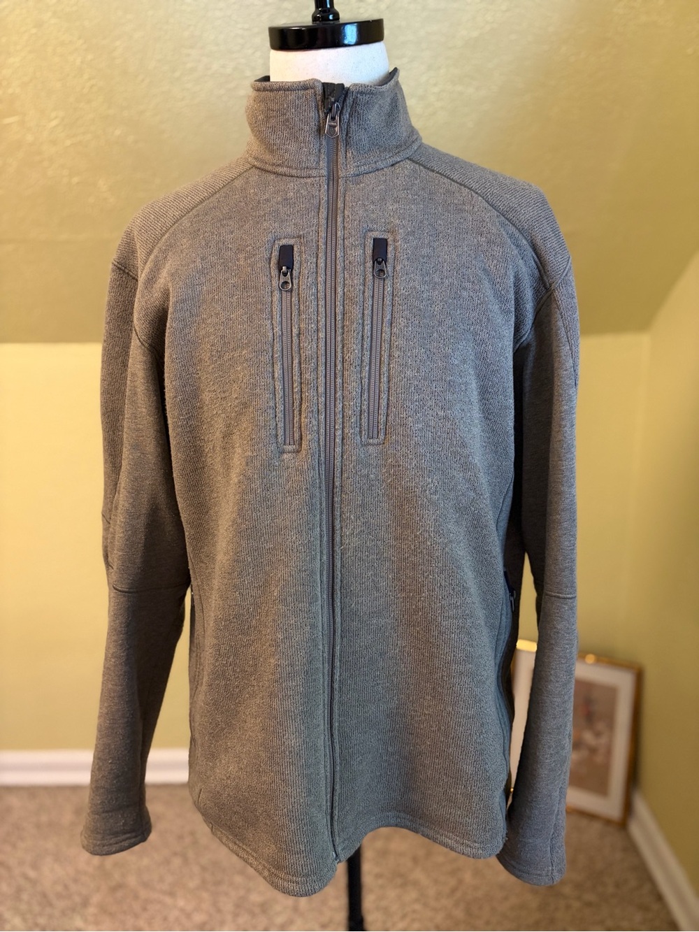 KÜHL Interceptr Full-Zip Fleece Jacket Gorpcore XXL Outdoorsy Rugged